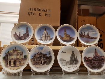 Souvenir Dresden Teller verschiedene Motive