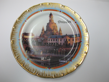Porzellanteller Skyline Dresden 19 cm