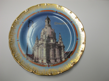 Porzellanteller Frauenkirche Dresden 10 cm