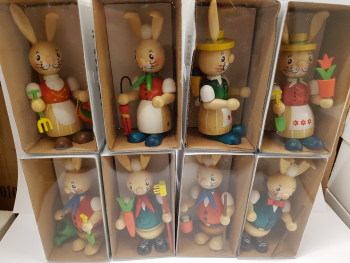 Osterhasen Höhe 11,5 cm 8 verschiedene