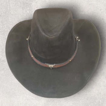 Schwarzer Cowboy Hut - Kinder mit Hutband