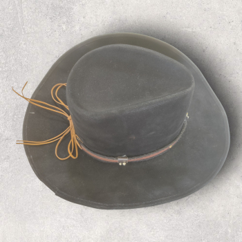 Preview: Schwarzer Cowboy Hut - Kinder mit Hutband