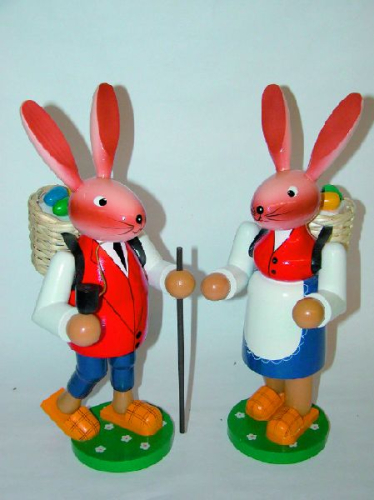 Osterhasenmann mit Korb