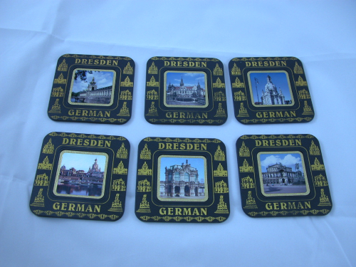 Untersetzer goldfarben von Dresden