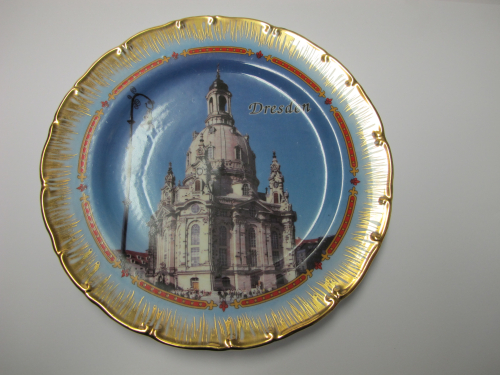 Porzellanteller Frauenkirche Dresden 19 cm